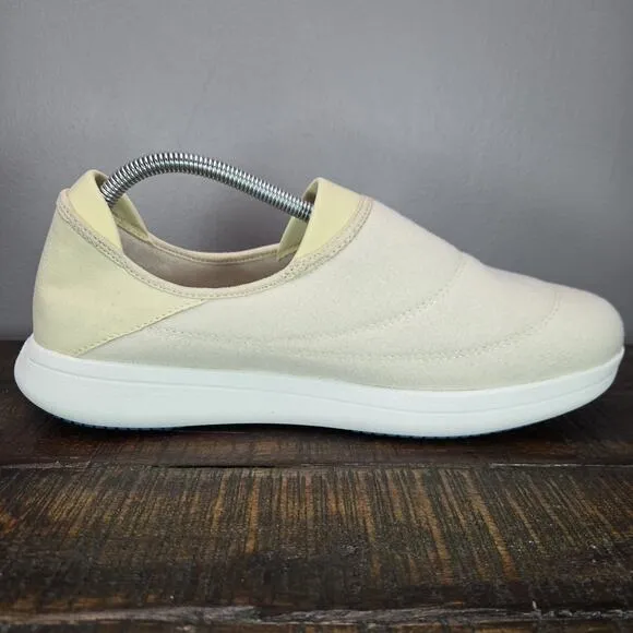 NEW Vessi Sunday Slipper Mens Size 10 Slip On Shoes Sneakers Walnut Beige