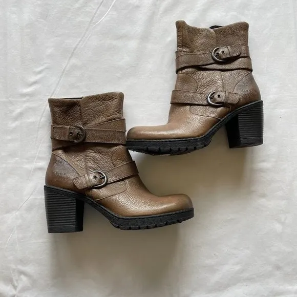 NEW Women's B.O.C. Josephine Brown Leather Boots size 11