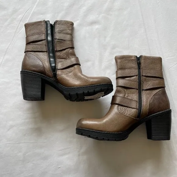NEW Women's B.O.C. Josephine Brown Leather Boots size 11