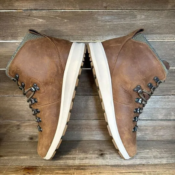 New Womens ForSake Thatcher Brown Leather‎ Waterproof Hiking Ankle Boots Size 10