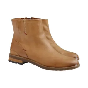 NEW Women’s Tan Leather Ankle Boots Franco Sarto Size 8.5