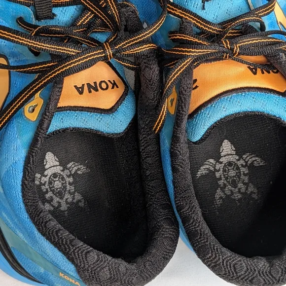 Newton Kona 2018 running shoes 11.5 turtles Hawaii turquoise blue orange