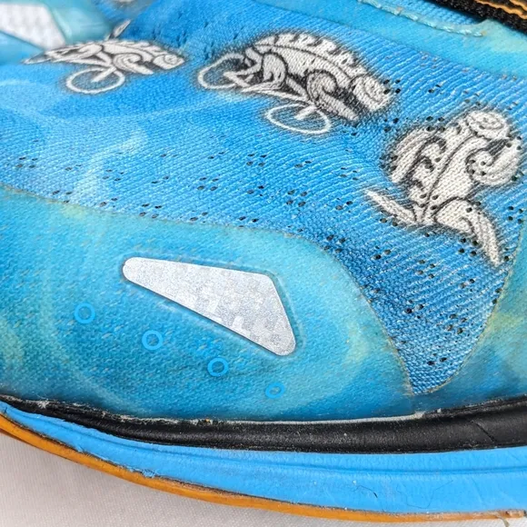 Newton Kona 2018 running shoes 11.5 turtles Hawaii turquoise blue orange