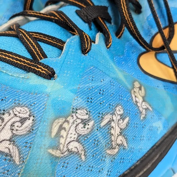 Newton Kona 2018 running shoes 11.5 turtles Hawaii turquoise blue orange