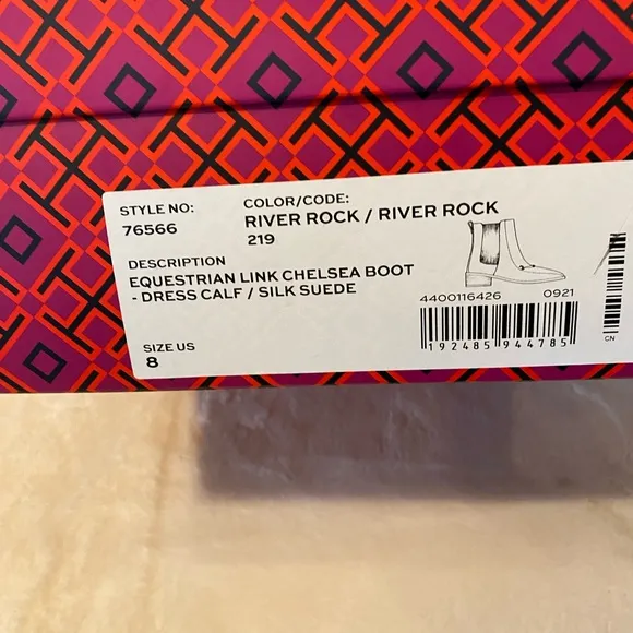 ✨NEW✨TORY BURCH EQUESTRIAN LINK CHELSEA BOOTS