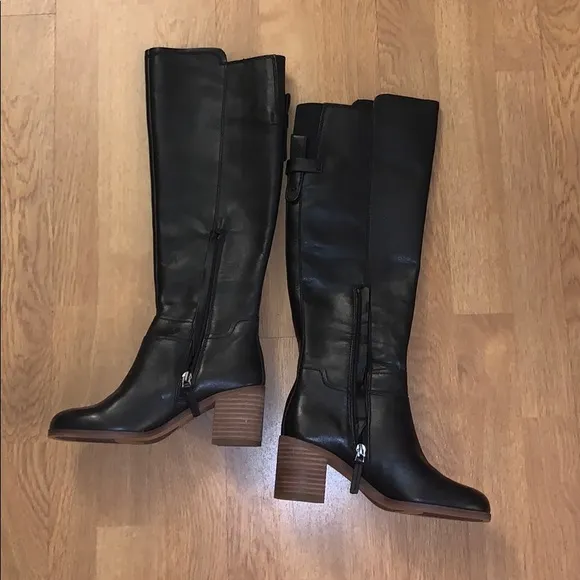 NIB Franco Sarto Mystic Knee High Black Boots, 5M