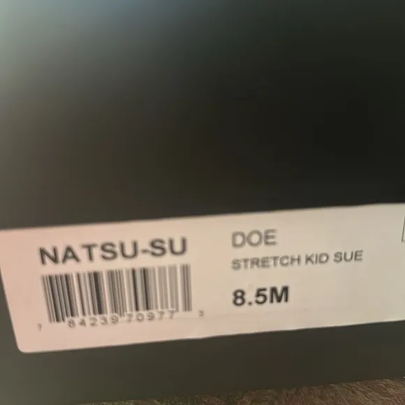 NIB Natori Above the Knee Suede Boots with back zipper and 4” heels.