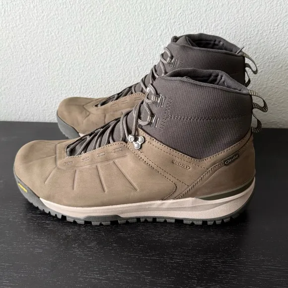 NIB Obōz Men’s Andesite Mid Insulated B-Dry Waterproof Boots/Thunder Gray Sze 14