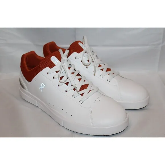 NIB ON CLOUD Men's The Roger Advantage Sneakers Shoes White‎ Rust
