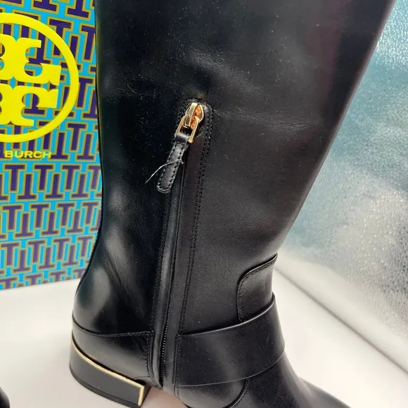 NIB Tory Burch Sofia Tall Riding Boots in‎ Black Size 6.5
