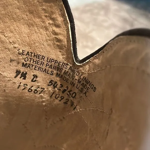 NIB Sheplers western Black Boots
