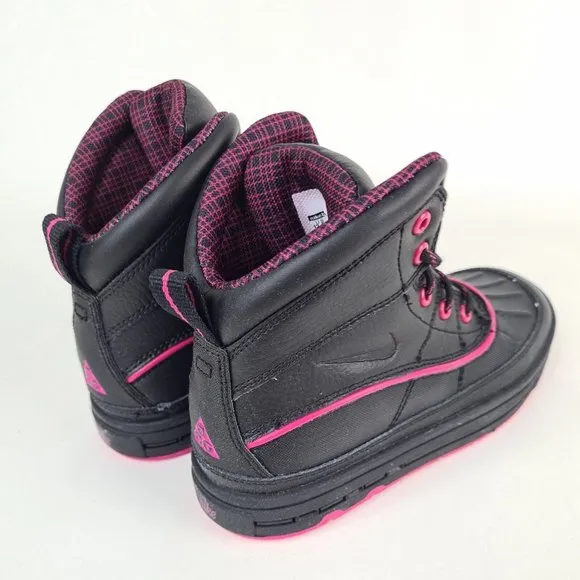 Nike ACG Woodside 2 Little Girl's Winter Boots Black Pink