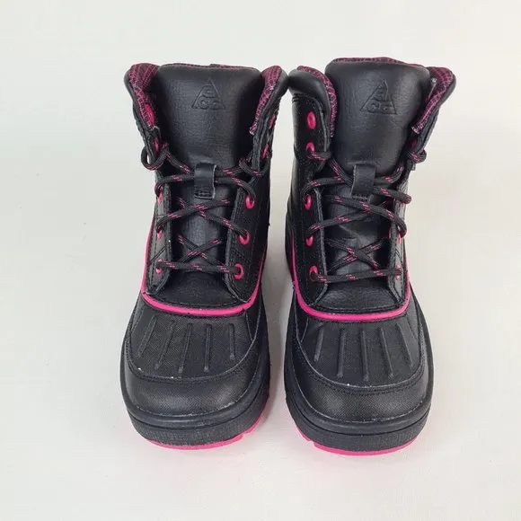Nike ACG Woodside 2 Little Girl's Winter Boots Black Pink