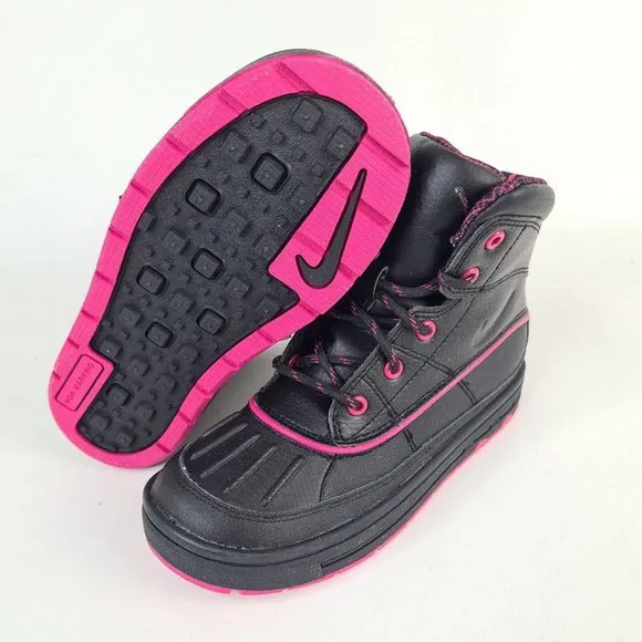 Nike ACG Woodside 2 Little Girl's Winter Boots Black Pink