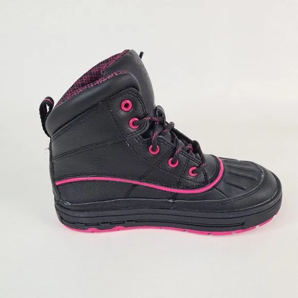 Nike ACG Woodside 2 Little Girl's Winter Boots Black Pink