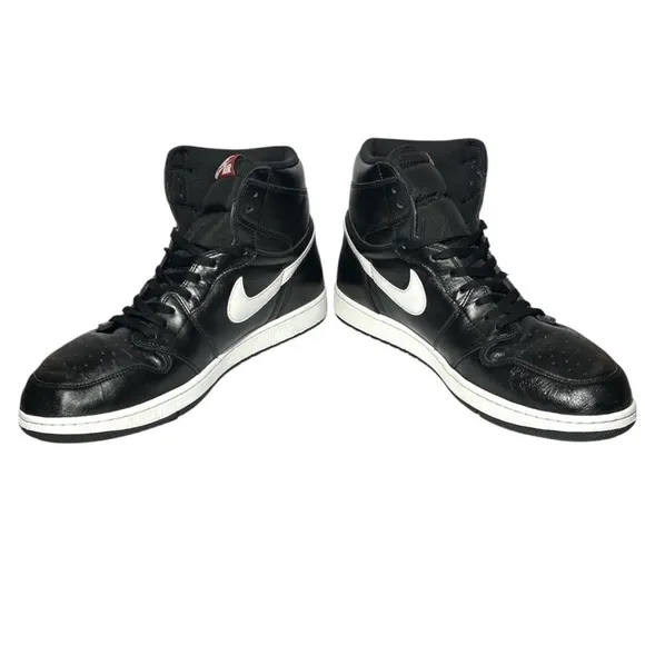 Nike Air Jordan 1 Retro High OG YIN YANG Black Sneakers Shoes  Size 18 RARE!