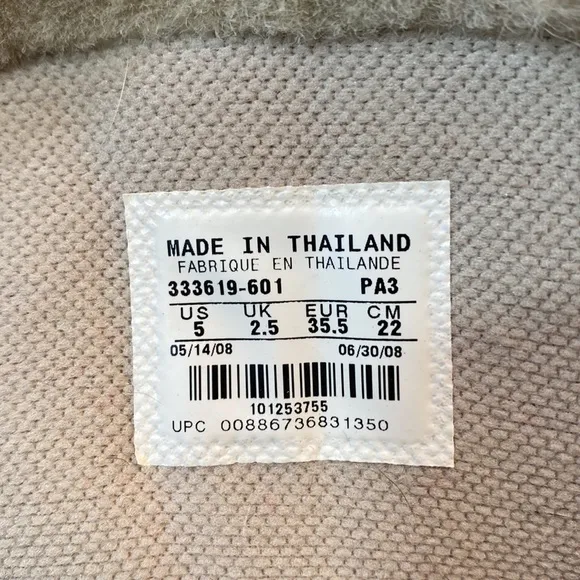 Nike Hi3 Plaid Winter Snow Boots, Size 5