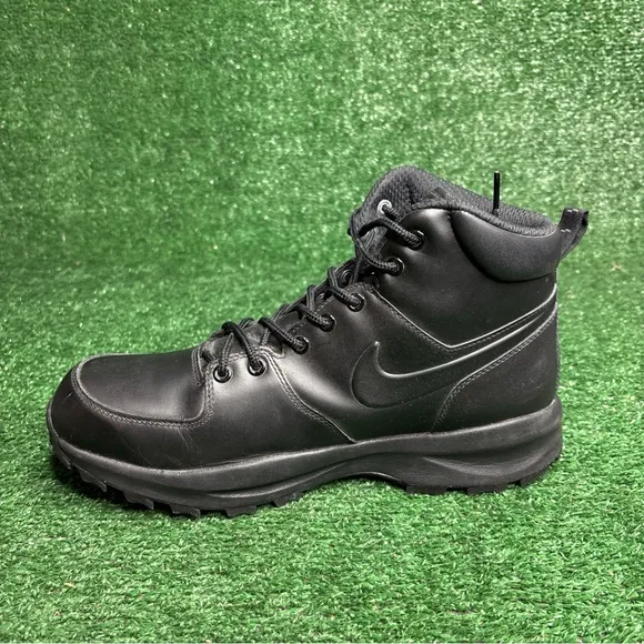 Nike Mens Manoa Leather SE Winter Boots Shoe Triple Black DC8892-001 Size 11