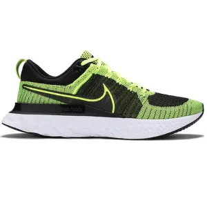 Nike React Infinity Run Flyknit 2 'Volt/Black'Men's Trainers Size 12 NWOT
