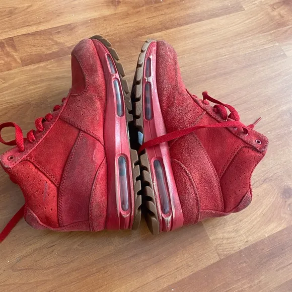 Nike Sz 6 Y Air Max Goadome Gym Red ACG Winter Boots 311567-602 GS.