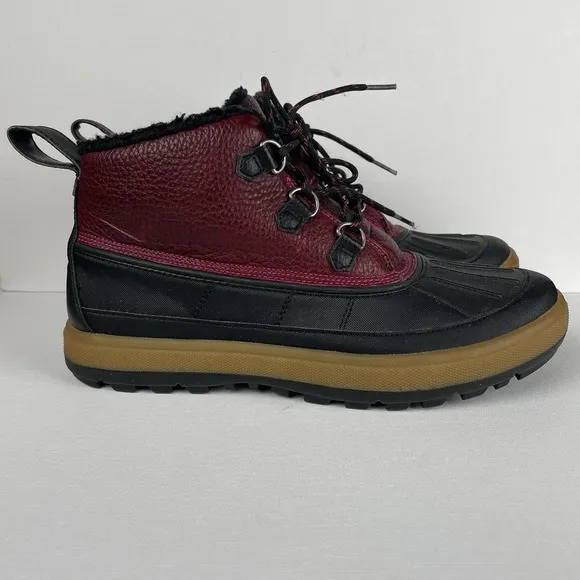 Nike Woodside Chuka 2 Duck Boots Fireberry Red Hiking Gorp - Women's Size 9.5