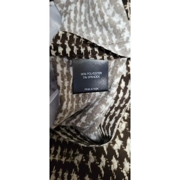 Norma Kamali XS Choc Glenn Plaid Matching Set NWT | Top &amp; Pleated Micro Skirt