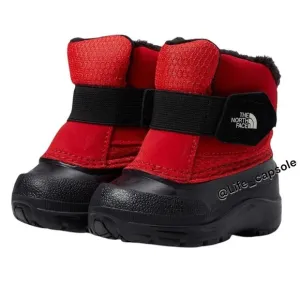 North Face Size 6 Toddler Boots Kids Red Alpenglow II Children Waterproof Snow