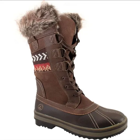 Northside Bishop Tan Nordic Winter Boots Size 9