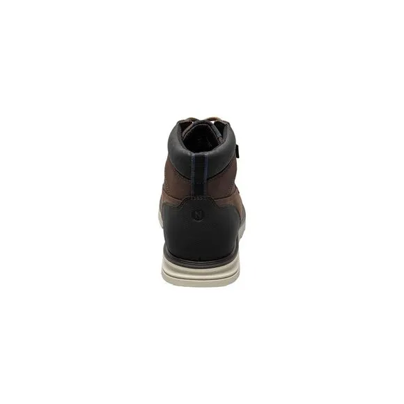 NUNN BUSH Mens Brown Stain Resistant Luxor Platform Leather Hiking Boots 12 M
