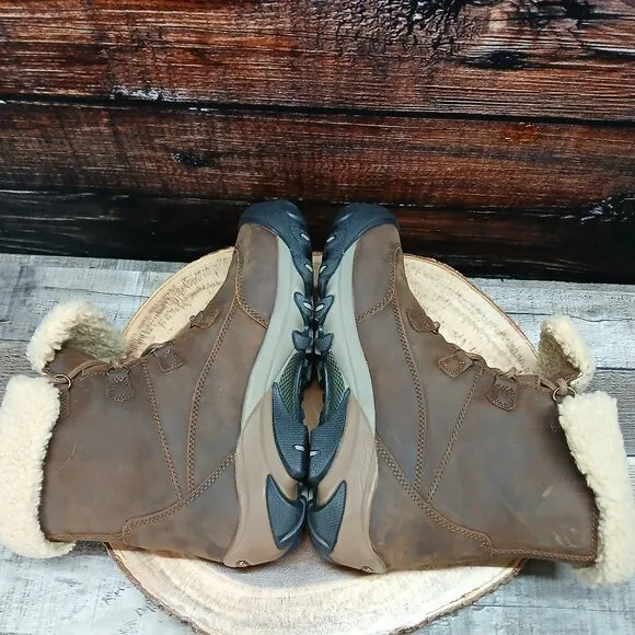 NWB Keen Betty Ankle Boots Size 9 Waterproof Insulated Shitake Brown 1026716