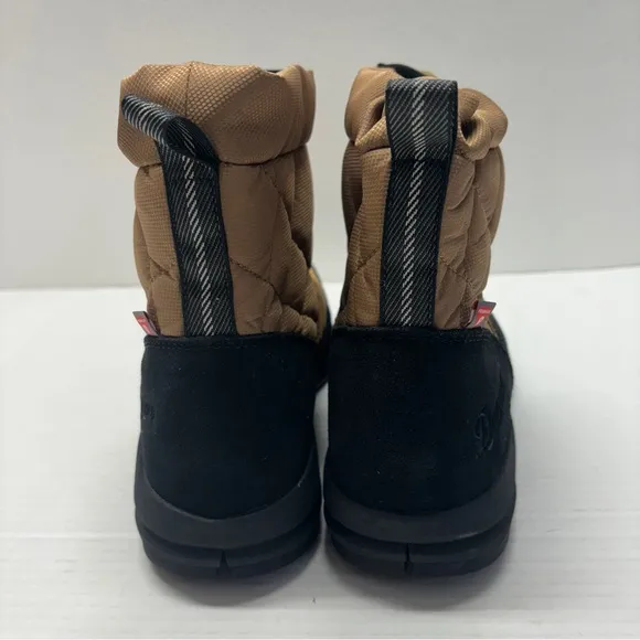 NWOT Danner Men’s Silver Snow Boots Pull On Tan Black Sz 9