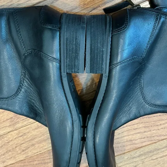 NWOT Sam Edelman Black Knee-High Leather Boots