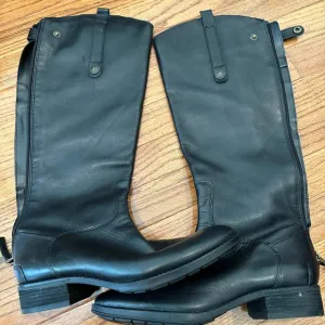 NWOT Sam Edelman Black Knee-High Leather Boots