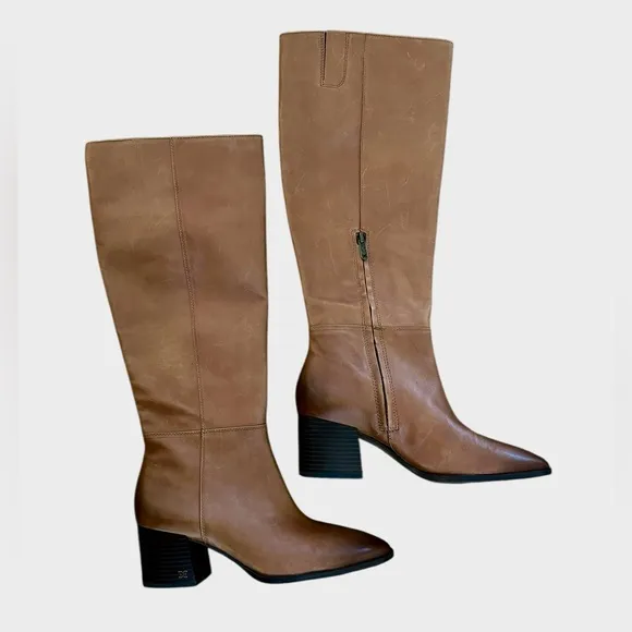 NWOT Sam Edelman Kerby Knee-High Leather Light Brown Boots – Sz 10M