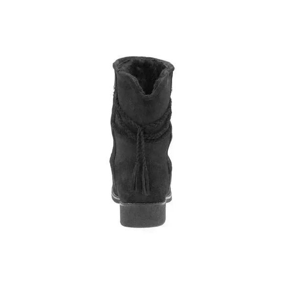 NWT abeo Pro Blaine Black Suede Sheep Sheerling Winter Boots