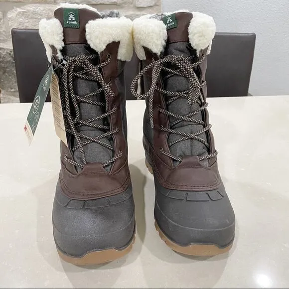 NWT Kamik Moonstone Winter Boots Waterproof Lace Up Snow 11