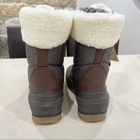 NWT Kamik Moonstone Winter Boots Waterproof Lace Up Snow 11