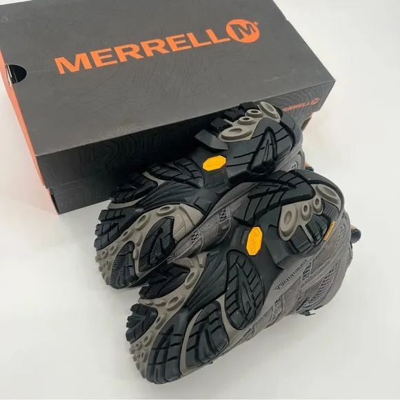 NWT Merrell Women Moab 2 Mid WP Wide Width Hiking Boots Shoes Snow Waterproof 5