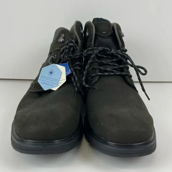 NWT Nunn Bush Luxor Hiking Boot Mens Size 11.5 M Black Lace Up Leather