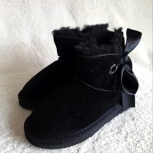 NWT Pawz by Bearpaw Girls Amelia II Suede Ankle winter Boots, size 10 toddler