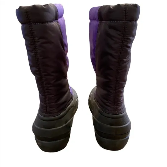NWT Sorel Youth Purple/ Black Snow Boots