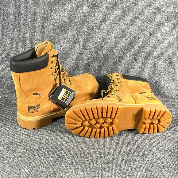 NWT Timberland PRO Men's 8&quot; Direct Attach Waterproof  Boots Sz 11