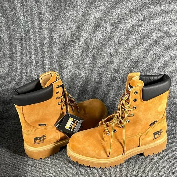 NWT Timberland PRO Men's 8&quot; Direct Attach Waterproof  Boots Sz 11