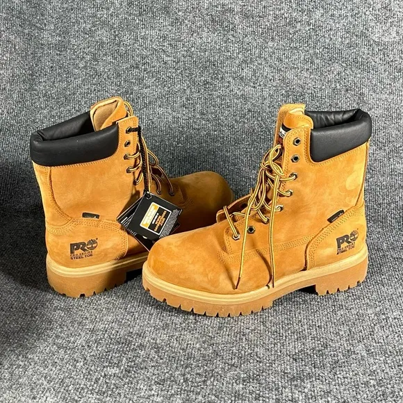 NWT Timberland PRO Men's 8&quot; Direct Attach Waterproof  Boots Sz 11