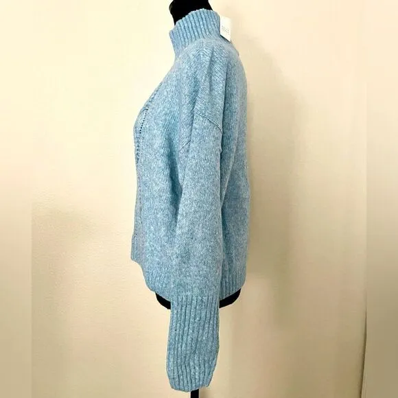 NWT White House Black Market Cable Knit Turtleneck Sweater