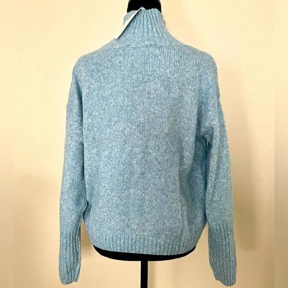 NWT White House Black Market Cable Knit Turtleneck Sweater