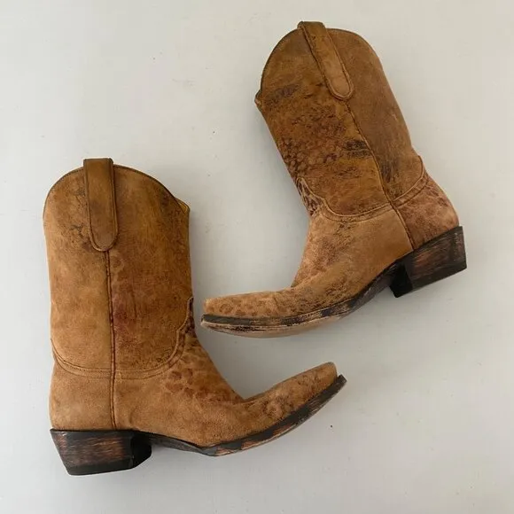 Old Gringo Leopardito Ochre Viejo Boots Shoes Brown Tan