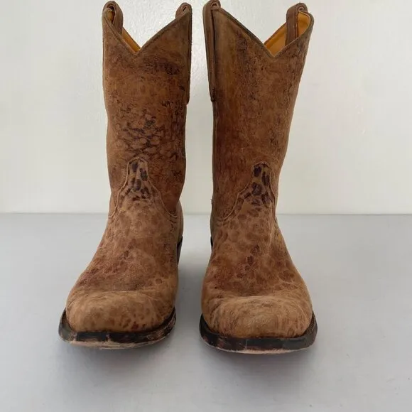 Old Gringo Leopardito Ochre Viejo Boots Shoes Brown Tan
