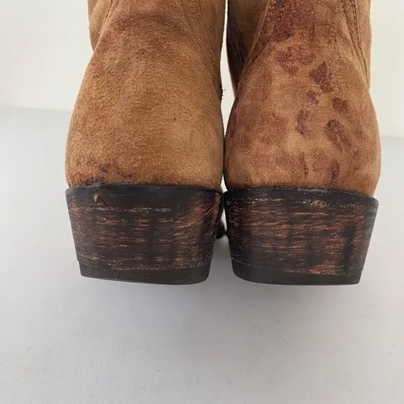 Old Gringo Leopardito Ochre Viejo Boots Shoes Brown Tan