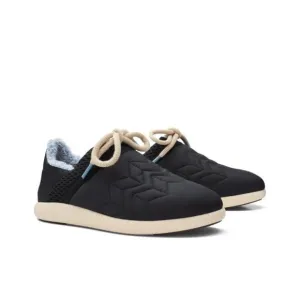 OluKai Mahiki Slip On Lace Up Sneakers Womens 7 Black Comfort